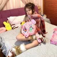 ราคา ♞,♘Cartoonbox ร่วมแบรนด์ PAOCAI กระเป๋านักเรียนใบเล็กลายพรางสองมิติหนัง PU น่ารักดั้งเดิม (25821212239)