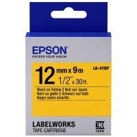 ราคา EPSON เทปพิมพ์อักษร รุ่น LK-4YBP สีดำพื้นเทปเหลือง ขนาด 12 มม. (18681781571)