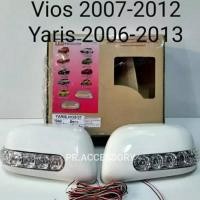 ราคา ครอบกระจกมองข้าง TOYOTA VIOS ปี 2007-2012 YARIS ปี 2006-2013 สีขาว (8664008681)