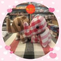 ราคา ตุ๊กตาช้าง ตุ๊กตาช้างผ้าขาวม้า ตุ๊กตาช้างไทย ขนาด 5 นิ้ว จัดส่งแบบสุ่มลายและสีของงานผ้าขาวม้า (29881439332)