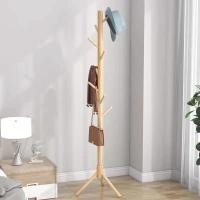 ราคา SOTEN ราวแขวนอเนกประสงค์ ราวไม้ ราวสามขา แขวนกระเป๋าแขวนหมวก แขวนเสื้อ ราวแขวนผ้า (10226133393)