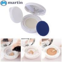 ราคา MARTIN Portable Cosmetic Container Travel Kit สีขาวพร้อมแป้งพัฟ Mirror Air Cushion Sponge Makeup Case (43918318201)