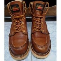 ราคา THOROGOOD​ LEATHER​ VINTAGE BOOT 14023 เบอร์6.5​US(ยาว25ซ.ม.)​ Made in​ USA (6706110940)