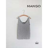ราคา เสื้อกล้าม MANGO BASIC ผ้ายืด สีเทา สภาพ85% (27141098417)