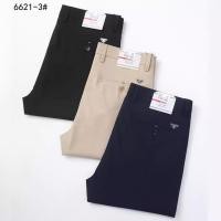 ราคา PRADA1654 Tencel Linen Cotton Mens Casual Pants Straight All-Match Mens Pants (41219351840)