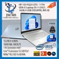 ราคา HP 15S-FQ2512TU ( SILVER ) 11TH GEN i5 Laptop (I5-1135G7,16GB,512GB SSD,INTEL IRIS XE (29967446458)