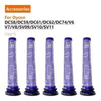 ราคา Rongyiec เปลี่ยนกรองสําหรับ Dyson DC58/DC59/DC61/DC62/DC74/V6/V7/V8/SV09/SV10/SV11 เครื่องดูดฝุ่นอุปกรณ์เสริม 5 ชิ้น (27091210140)