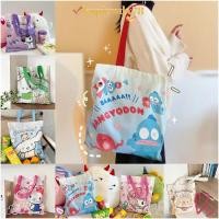 ราคา กระเป๋าถือผ้าใบ Sanrio Kuromi Cinnamoroll สไตล์การ์ตูนหลากสี เหมาะสำหรับเด็กนักเรียน (43718753017)