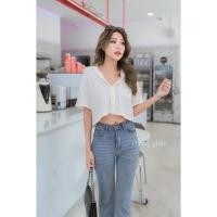 ราคา Lucy oversize crop top (20349055716)