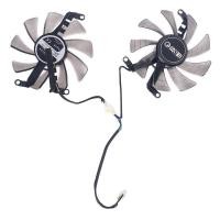 ราคา Bt 1 คู่ 85 มม. 4Pin พัดลมคูลเลอร์สําหรับ Galax GeForce GTX 1660 RTX 2060 2070 กราฟิกการ์ดพัดลมระบายความร้อน (28426583450)