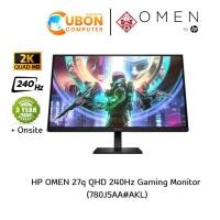 ราคา จอมอนิเตอร์HP OMEN 27QS -27 inch ( 780J5AA#AKL ) QHD Gaming Monitor / QHD ( 2560 x 1440 ) IPS / 240 Hz ประกันศูนย์ 3 ปี (25425634671)