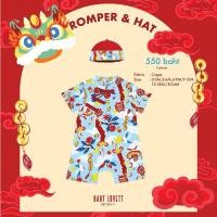 ราคา (New! ต่ำกว่าแบรนด์) Baby Lovett : The Wood of Dragon No.15 Romper & Hat / 12-18 (24975713176)
