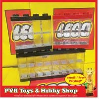 ราคา USED มือสอง LEGO® Minifigure Display Case 8 16 – Black Red เลโก้ กล่องใส่มินิฟิกเกอร์ สีดำ 8/16 ช่อง ตัวโชว์ (26764183037)
