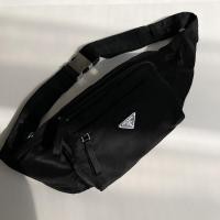ราคา New Prada Tessuto Nylon Belt Bag (23965067533)