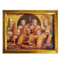 ราคา กรอบรูปกระจกมงคล รวมสุดยอด 9เกจินั่งหน้าพระพุทธ ขนาด18×23"นิ้ว (43550931724)