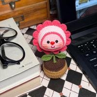 ราคา ขนสัตว์โครเชต์น่ารัก loopy Beaver กระถางต้นไม้ Handmade Self-Knitting เครื่องประดับบ้านบรรเทาความเบื่อหน่ายถัก diy วัสดุแพคเกจ (25396336637)