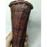 ราคา แจกัน แจกันไม้ไผ่ใส่ดอกไม้แห้งและสดได้ (41056618955)