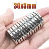 ราคา 1/5/ชิ้น แม่เหล็ก 30x3mm กลมแบน 30x3มิล Magnet Neodymium 30*3มิล แม่เหล็กแรงสูง 30mm x 3mm แรงดูดสูง แม่เหล็กแรงดึงดูด (17960132832)
