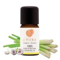 ราคา a'PURA น้ำมันหอมระเหยแท้ 100% กลิ่นตะไคร้ Lemongrass 100% Essential Oil (10ml) (2047028016)