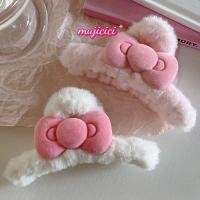 ราคา มูจิซี กิ๊บติดผมโบว์สีชมพูน่ารักแฟชั่นฤดูใบไม้ร่วงฤดูหนาวสําหรับผู้หญิง (43820251236)