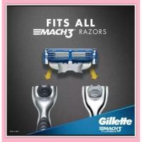 ราคา Gillette ชุดมีดโกนรุ่น Mach 3 Turbo (แพ็ค 4)Gillette Mach 3 Turbo Razor set (Pack 4) (21839642542)