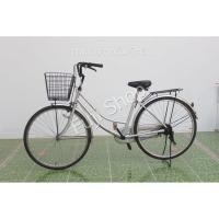 ราคา จักรยานแม่บ้านญี่ปุ่น - ล้อ 26 นิ้ว - ไม่มีเกียร์ - สีเงิน [จักรยานมือสอง] (23516635246)