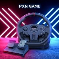 ราคา Steering racing Whee Universal Usb Car Sim 270/900 degree with Pedals for Nintendo Switch,PS4,PS3, Xbox, One,Xbox (25889437718)