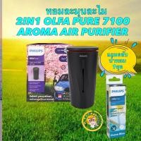 ราคา TKD PHILIPS เครื่องฟอกอากาศและน้ำหอมในรถยนต์ 2IN1 OLFA PURE 7100 AROMA AIR PURIFIER พร้อมตลับน้ำหอม (21191158180)
