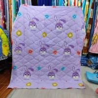 ราคา ผ้าห่มนวม ผ้าห่มซาตินลายน่ารักขนาด 6 ฟุตมีกระเป๋าพร้อม (28176189951)