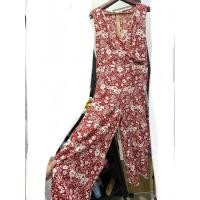ราคา ชุดจั๊มขายาว สีแดงลาย (23829498345)