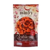 ราคา ท้องถิ่น แม่แอ้วน้ำพริกกากหมูรสเผ็ดมาก 40กรัม (41262193694)