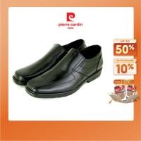 ราคา Pierre Cardin รองเท้าผู้ชาย รองเท้าทางการ นุ่มสบาย ผลิตจากหนังเเท้ สีดำ รุ่น 83TD160 (25312783388)