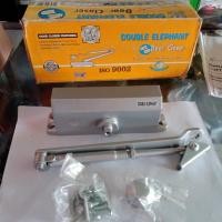 ราคา DOUBLE ELEPHANT โช๊คอัพประตู ค้างได้ สีเทา 2 speed จังหวะ โช๊คประตู กระจกบานสวิง โช้คประตูสวิง โช๊คอัพ (14927269384)