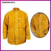 ราคา [ชาร์ปสาธารณรัฐ] เสื้อผ้าเชื่อมหนังพรีเมี่ยมสําหรับผู้ชายเสื้อแจ็คเก็ตหนังทนเปลวไฟไฟ (40561747673)