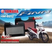 ราคา HURRICANE กรองอากาศสแตนเลส & ผ้าแดง YAMAHA Finn(ใหม่) HM-8212 (22349219565)