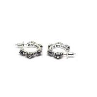 ราคา ต่างหูแฟชั่น Cross Hoop Earring Chrome Hearts (26124148857)