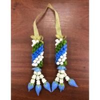 ราคา พวงมาลัย พวงมาลัยแขวน หน้ารถ งานประดิษฐ์จากดินปั้น (373070759)