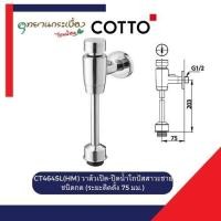 Cotto ฟลัชวาล์วโถปัสสาวะชายชนิดกด(ระยะติดตั้ง 75 มม.) รุ่น CT464SL(HM)