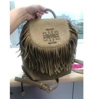 ราคา กระเป๋าเป้ Tory Burch มือ 2 หนังกลับ (4133840417)