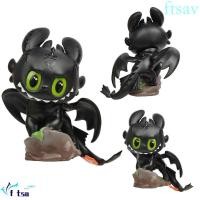 ราคา SWIFTSAVER Mini Toothless Figure, 18 ซม.Lovely Night Fury Dragon Figure, ภาพยนตร์ตัวละครการ์ตูนน่ารักวิธีรถไฟมังกรของคุณ Tamer ตกแต่ง Office Decor (41705110950)