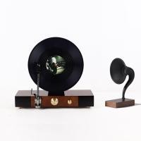 ราคา ผู้ขายโรงแรมโรงแรมศาลพระบาร์เพลงตกแต่งที่มีชื่อเสียงข & ขรุ่นตกแต่งที่ทันสมัยสมัยเก่าบันทึกบันทึกบันทึกชงมื้ออาหารไวนิล 4กับ (40119317791)