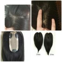 ราคา เสริมบางผมแท้100% ท็อปเปอร์ผมแท้ ปิดผมบาง ผมหงอก แสกกว้าง (5516782969)
