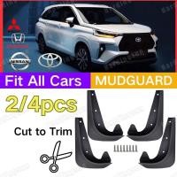 ราคา 2/4pcs รถ SUV รถกระบะ Van Mud Flaps Mudguards ด้านหน้าด้านหลัง Fender Splash Guards Universal Toyota Hilux Innova Fortuner Honda civic (28526220461)