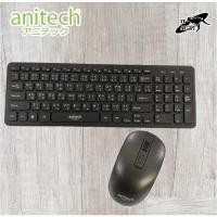 ราคา Anitech แอนิเทค Wireless Keyboard & Mouse Combo ชุดคีย์บอร์ดและเมาส์ไร้สาย รุ่น PA808 (26166024847)