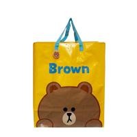ราคา กระเป๋าฟาง Size: L ลาย Line Friends ( C207B-LF25-3 ) -มีซิป (M15103) (26740414769)