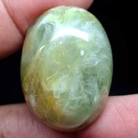 ราคา โป่งข่ามพม่า หินแท้ แก้วพิรุณสีเงินและทอง ในหมอกมุงเมืองเทาออกเขียว (28216391839)