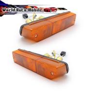 ราคา ไฟเลี้ยวกันชนหน้า เลนส์ส้ม+หลอด ซ้าย+ขวา Datsun KB11 B210 120y 120Y Sunny B210 1200 B110 ปี (7481272134)