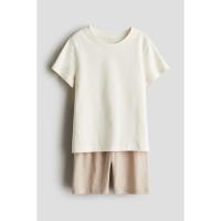 ราคา H&M(เอชแอนด์เอ็ม) เซ็ตผ้ายืดคอตตอนแพ็ก 2 ตัว เด็กผู้ชาย 1229928_1 (25181028612)