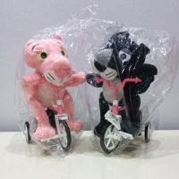 ราคา ตุ๊กตาพิงค์ แพนเตอร์ ปั่นจักรยาน งานใส่ถ่านจากญี่ปุ่น (3229466042)