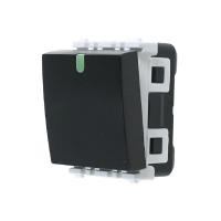 ราคา EVE สวิตช์ไฟ 2 ทาง 1.5 ช่อง มีพรายน้ำ (PS) สีดำ (26336087913)